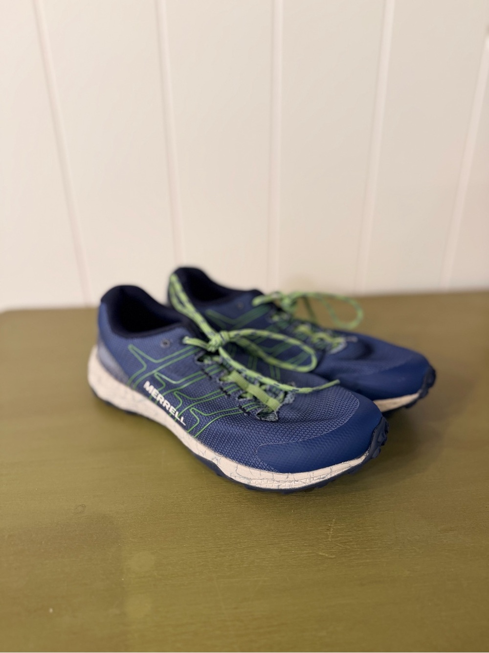 Merrell Kids Blue Athletic Running Shoes Size 4 Youth